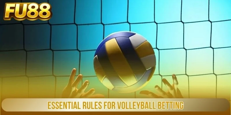 Essential rules for volleyball betting