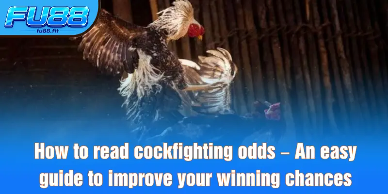 how to read cockfighting odds an easy guide to improve your winning chances
