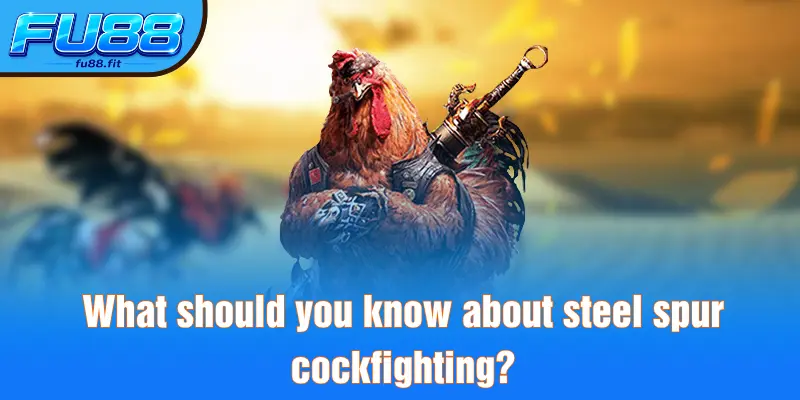 What should you know about steel spur cockfighting?